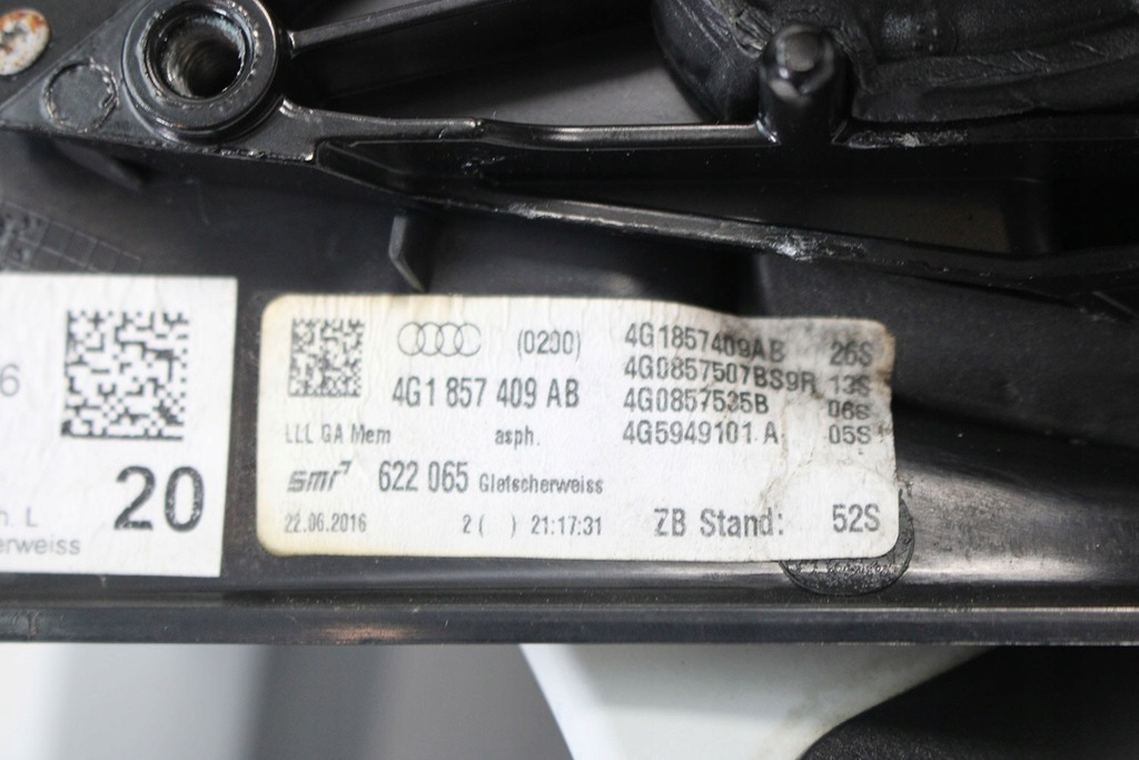 фото №6, Audi a6 дзеркало двері ліва 12pin ls9r 4g зовнішнє 12 pinów кабелі 2y2y me