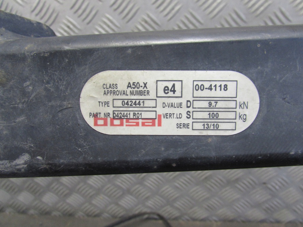 фото №10, Hak задняя bosal peugeot 5008 i 09-13 r.