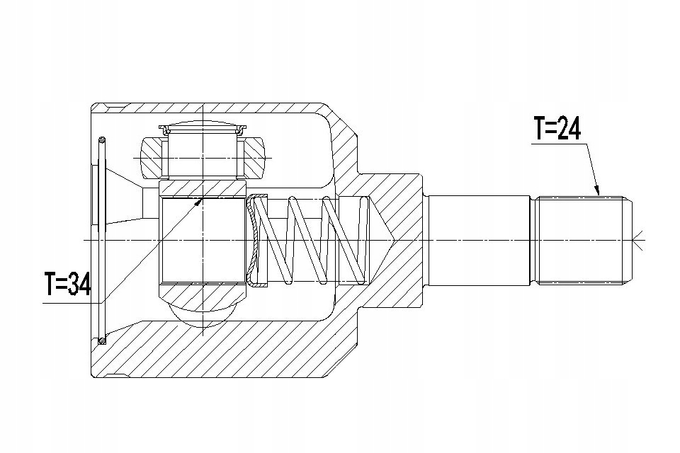 фото №1, Шарнір внутрішній peugeot 301 12- лівий