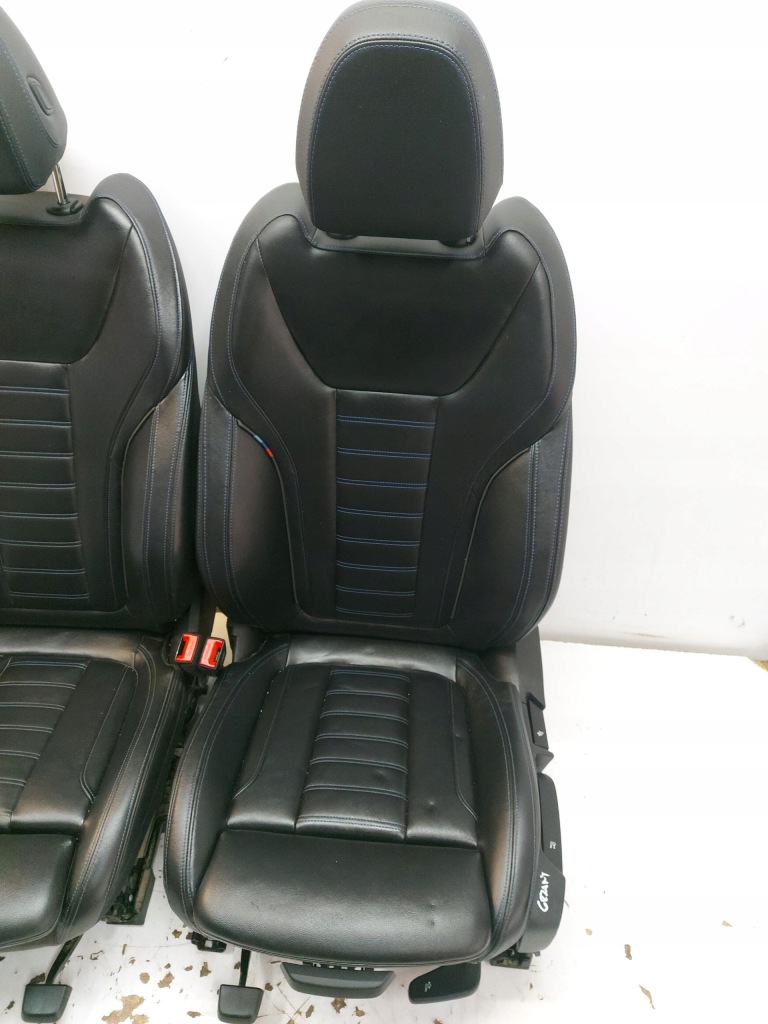 фото №6, Bmw g20 330i sedan 2018 заднее сиденье сиденья кожаный чёрные подогрев m-pakiet