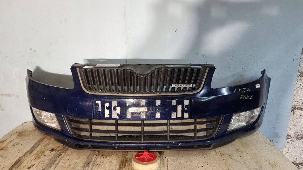 фото №1, Бампер перед передній skoda fabia ii lift ls5f 5j0807221d