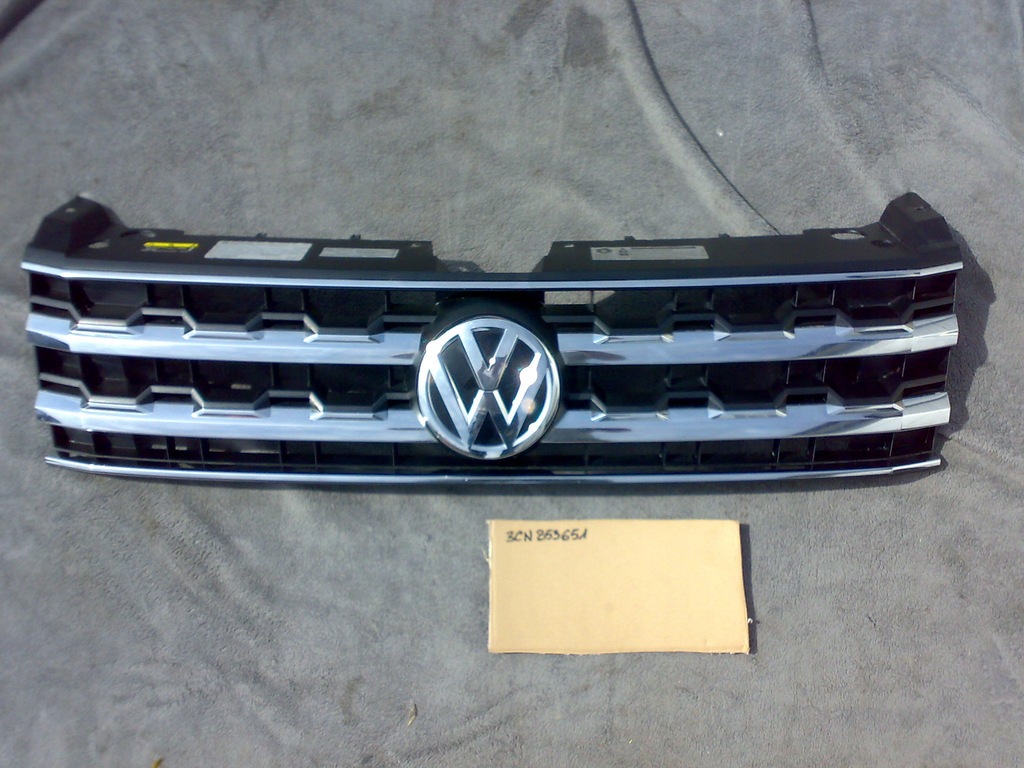 фото №1, Vw atlas 2018 - решётка радиатора решётка радиатора передняя w бампер idealna kpl.
