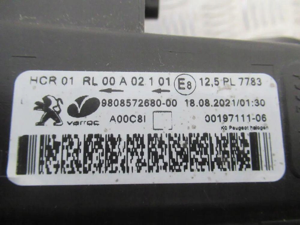 фото №15, Лампа передняя перед левая peugeot expert iii 3 9808572680-00 2016-2023