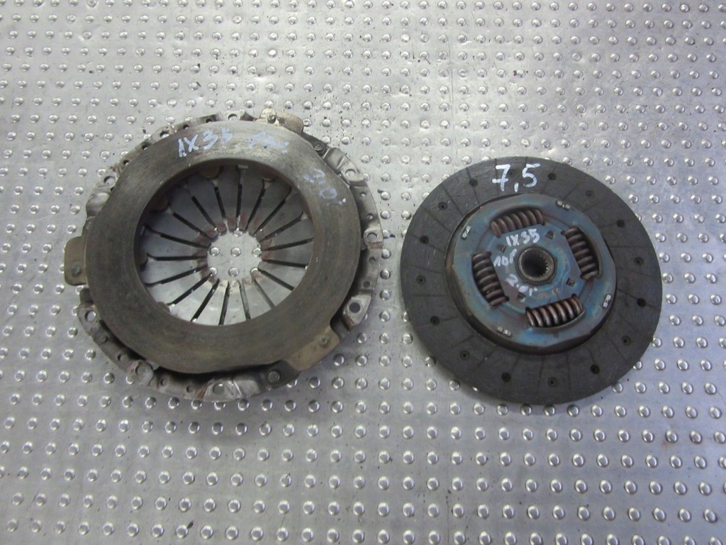 фото №1, Hyundai ix35 2.0i 2010 сцепление диск прижим 7.5mm kpl