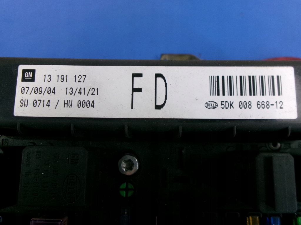 фото №11, Opel astra h коробка модуль bsi 13191127fd +13180775dl