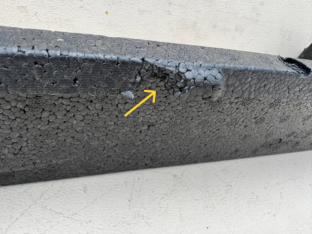 фото №11, Jaguar f-pace x761 пена абсорбер бампера перед hk83-17e898-c