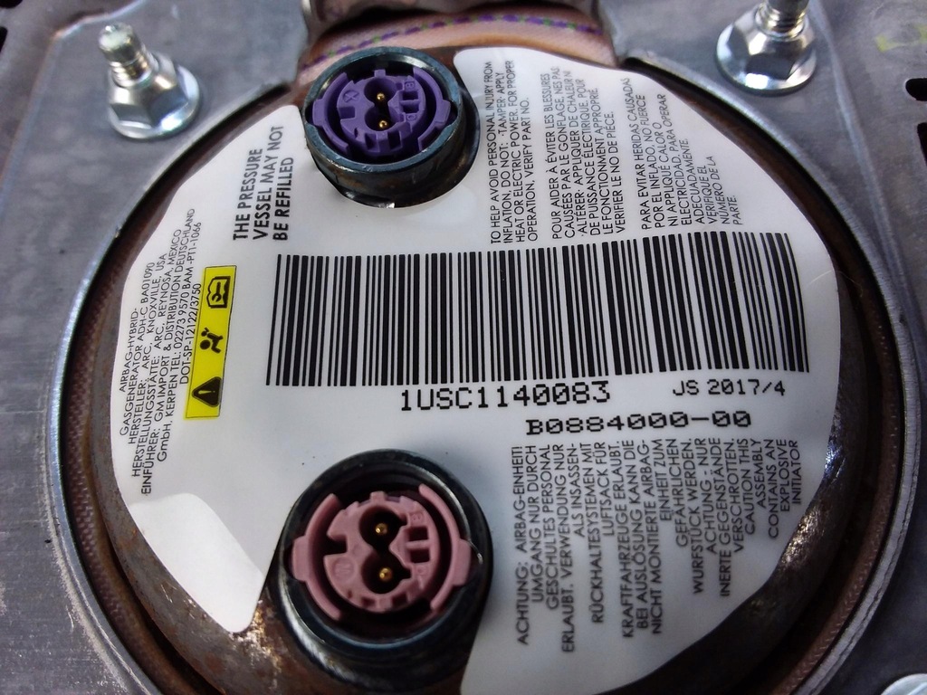 фото №5, Cadillac cts iii подушка безпеки подушка водія 23375927