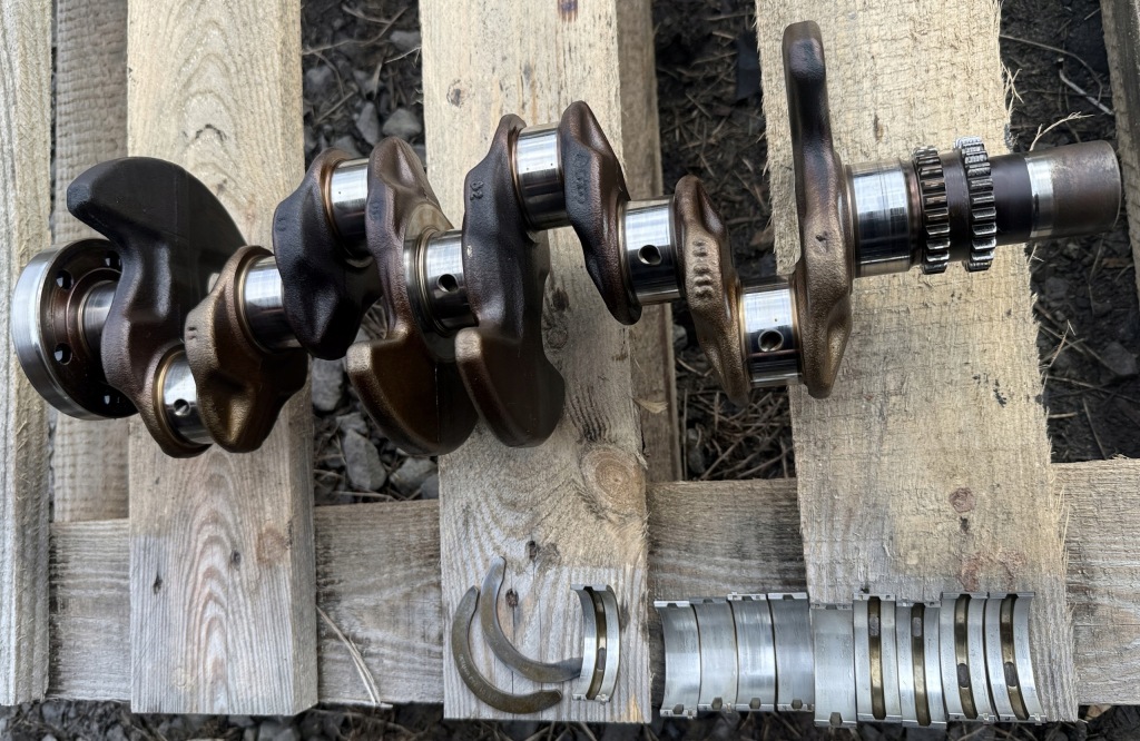 фото №7, Wał колінчастий номінал 03fe golf v polo v fabia 1.2 tsi tfsi cbz вкладиші super