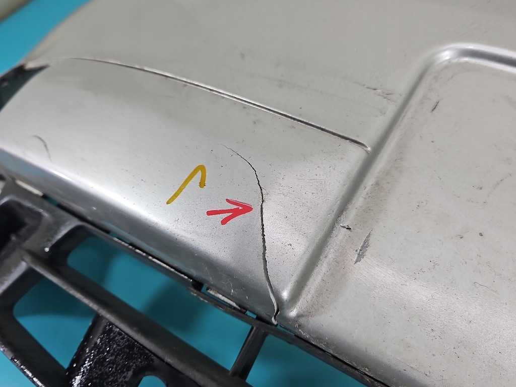 фото №11, Бампер перед ford galaxy mk2 06-10 серебристый 66 06-10