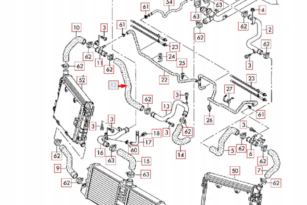 фото №1, Audi r8 42 шланг рідина охолоджуючий 420121063 новий оригінальний