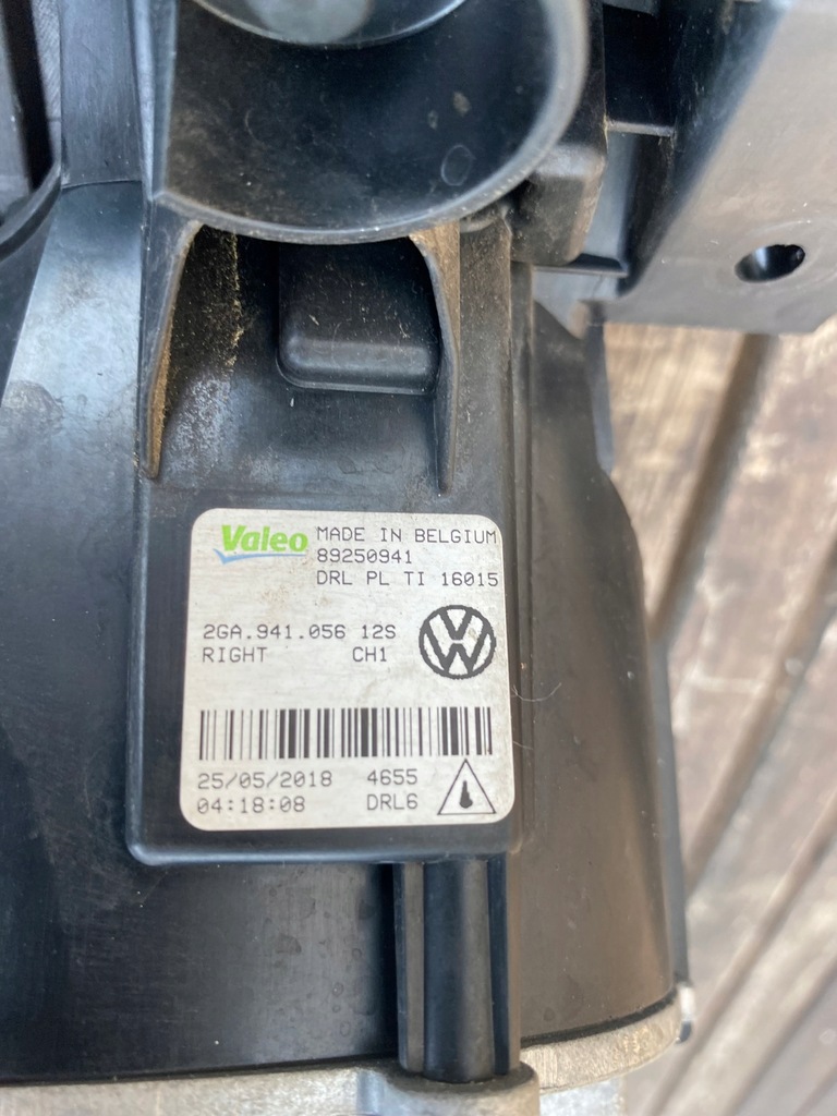 фото №5, Vw t-roc 2ga противотуманная фара drl led правый перед передний - super