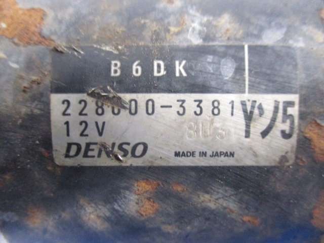фото №6, Mazda 323 bj 1.5 стартер 228000-3381 проверенный