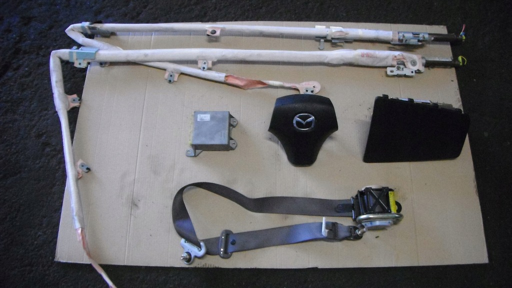 фото №1, Mazda 6 vi 02-05 ремені подушка датчик шторки безпеки