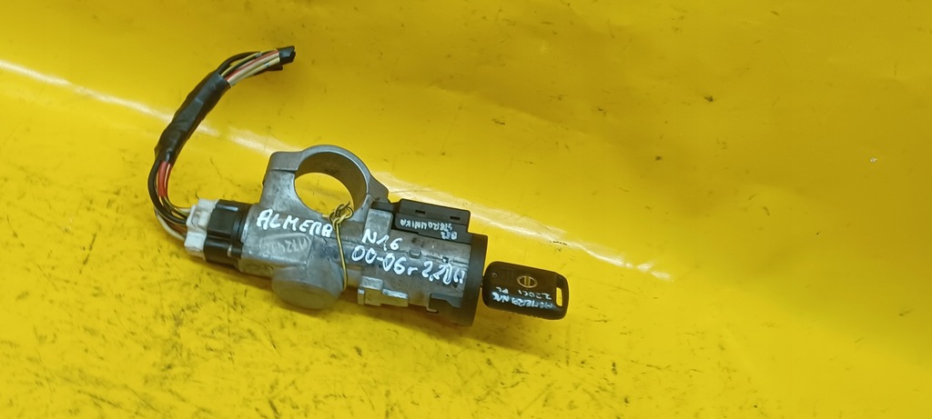 фото №7, Замок зажигания+ ключ nissan almera p12 2,2dci 00-06r