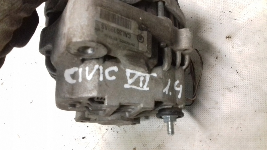 фото №6, Генератор cal35199as honda civic vii 1.4 16v 00-