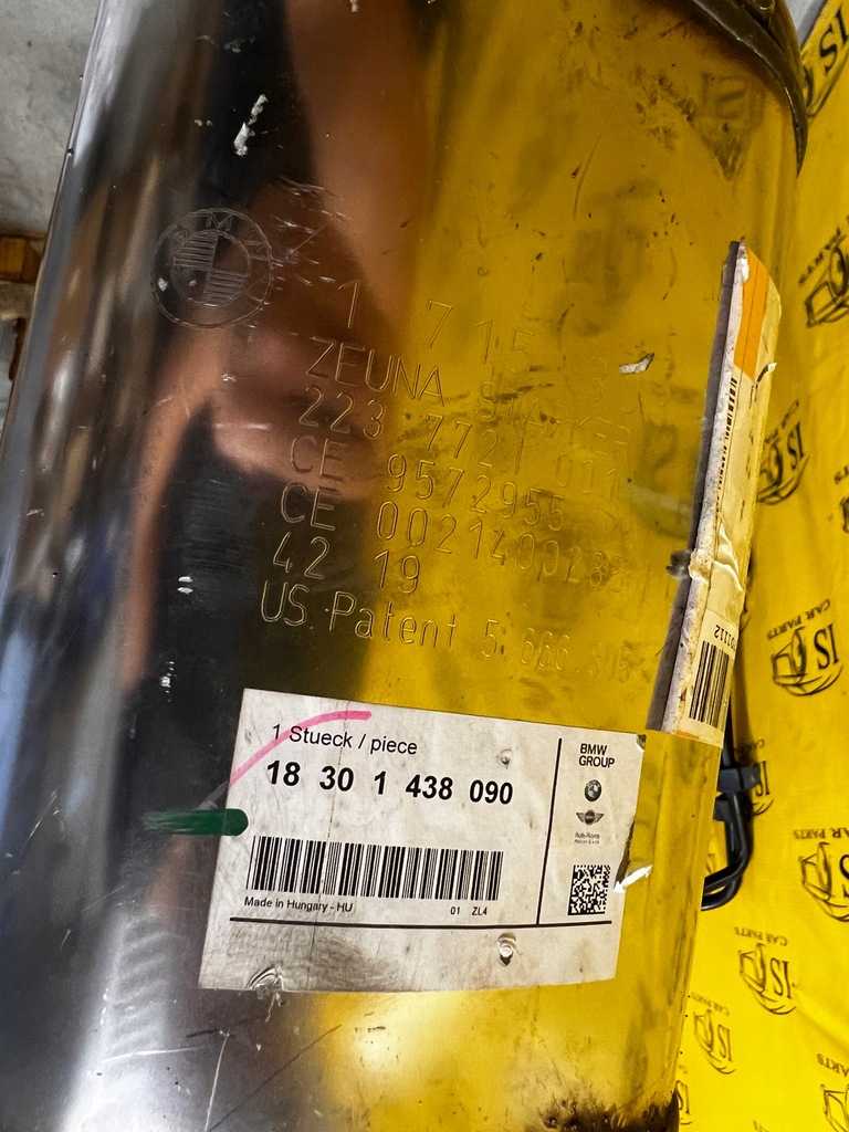 фото №8, Катализатор bmw z3 1.9 m43 roadster новый oem