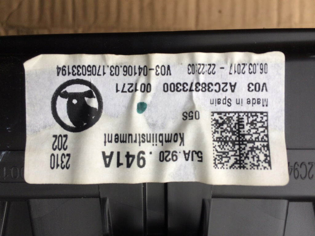 фото №6, Счетчик приборы 5ja920941a uk skoda rapid 1.4 tdi