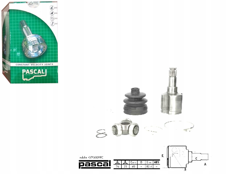 фото №1, Шарнір привідний внутрішній ford focus c-max focus