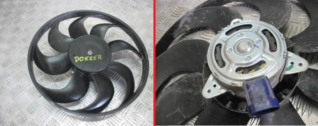 фото №1, Вентилятор вентилятор 1,5 dci dacia dokker