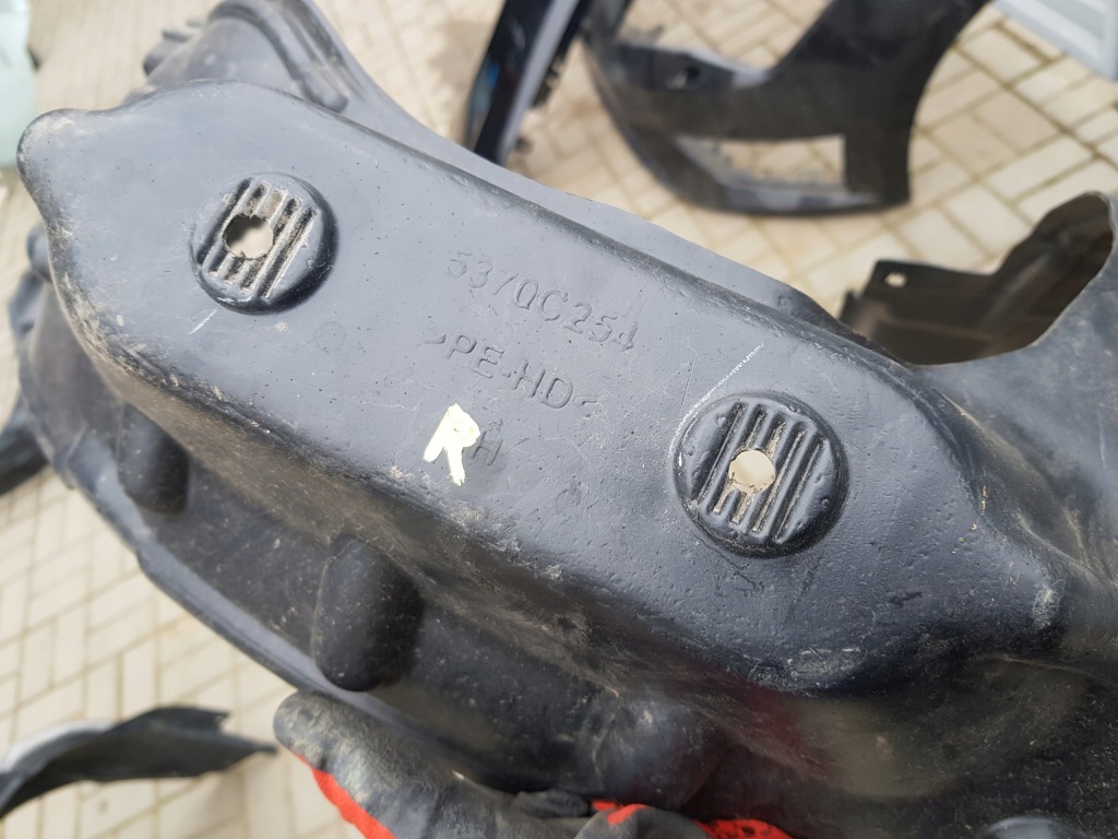 фото №3, Подкрылок r правое правый перед передние mitsubishi space star 5370c254 ii 2 20