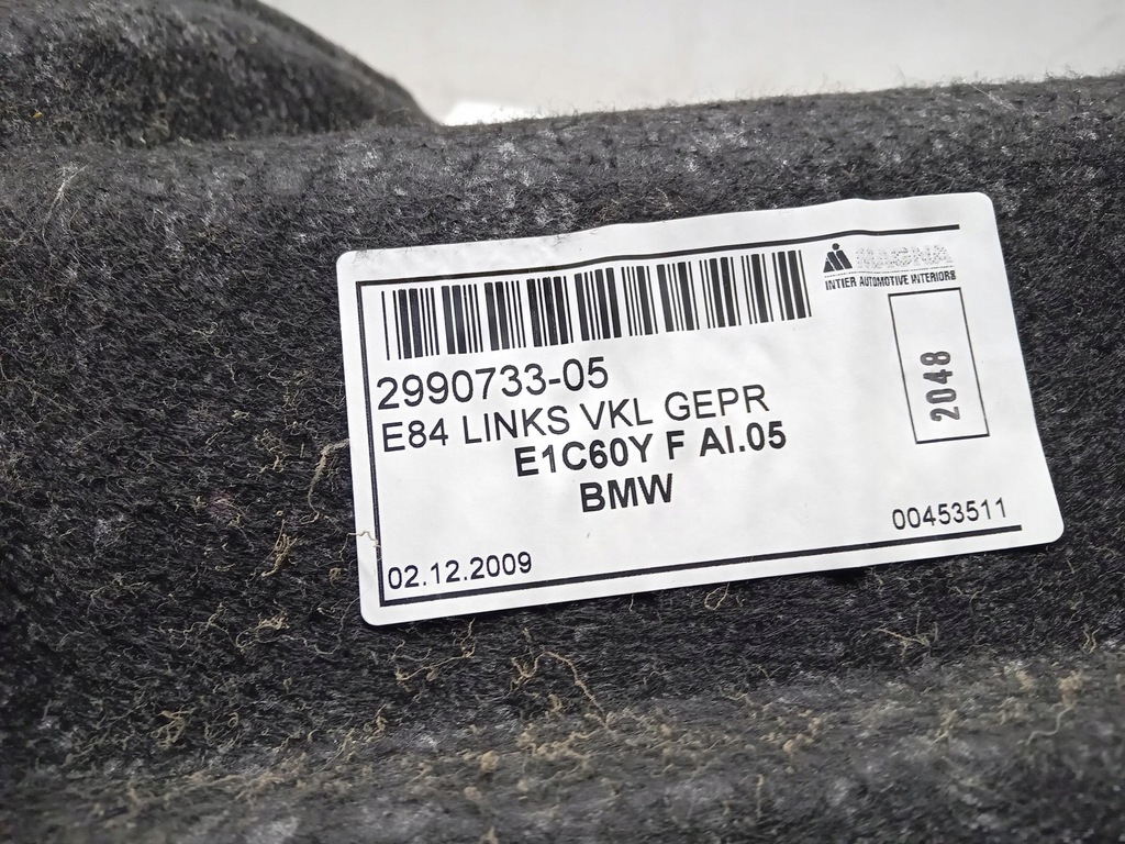 фото №6, Обшивка багажника левый задняя bmw x1 e84