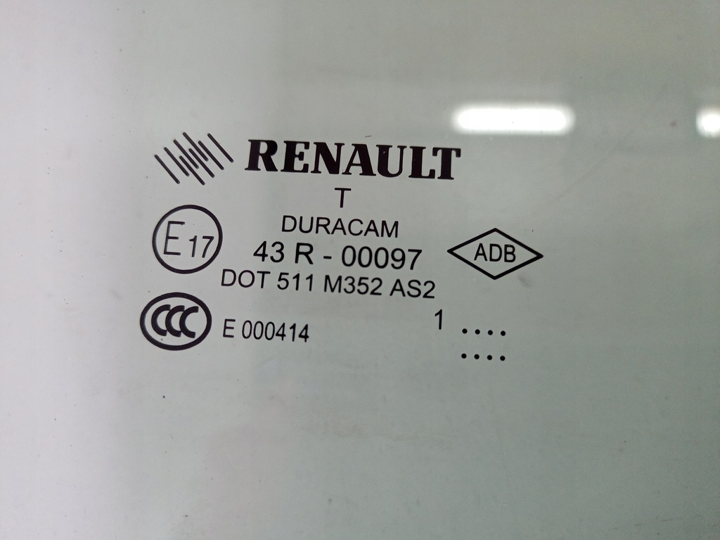 фото №3, Скло двері правий перед renault fluence 2011r