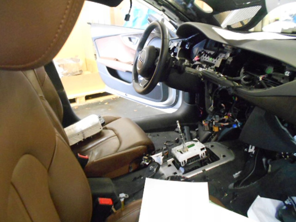 фото №7, Audi a7 зеркало дверь левая ассистент 14+2 pin lx7w 4g наружное pinów кабель