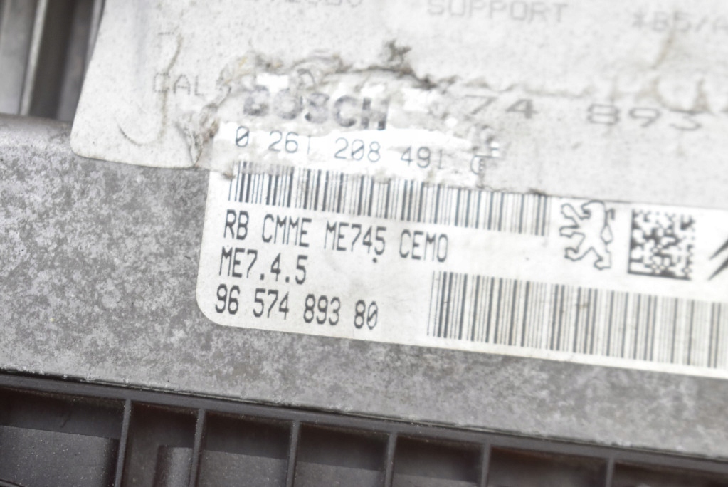 фото №7, Блок керування бортовий комп'ютер двигуна 9657489380 0261208491 peugeot 308 1 i t7 1.6 16v