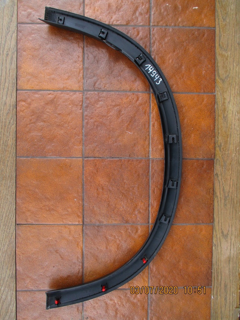 фото №8, Mitsubishi asx молдинг крила правий задня