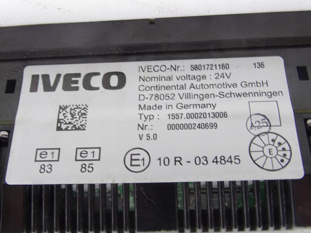 фото №6, Iveco stralis x-way hi-way euro 6 13- лічильник дисплей прилади 5801721160