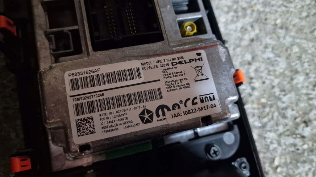 фото №3, Chrysler pacifica радио монитор дисплей 18-20