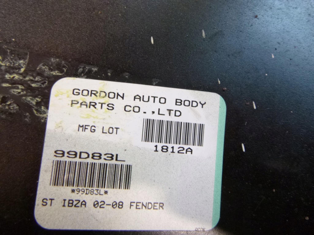 фото №8, Крыло левый seat ibiza iii 04r.