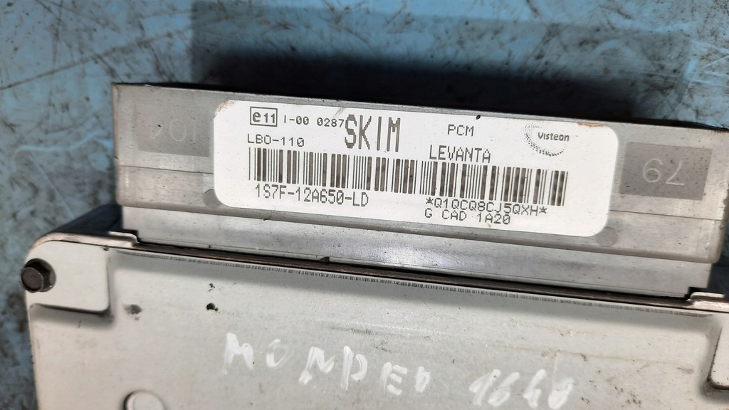 фото №4, Бортовой компьютер двигателя ford mondeo mk3 2.0b 1s7f12a650ld
