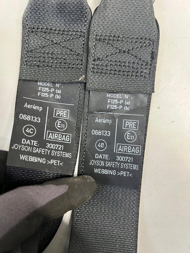 фото №5, Toyota hilux viii ремни безопасности 4x перед/зад