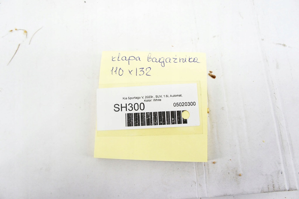 фото №9, Sh300 kia sportage v крышка багажника багажника стекло deluxe white перламутр hw