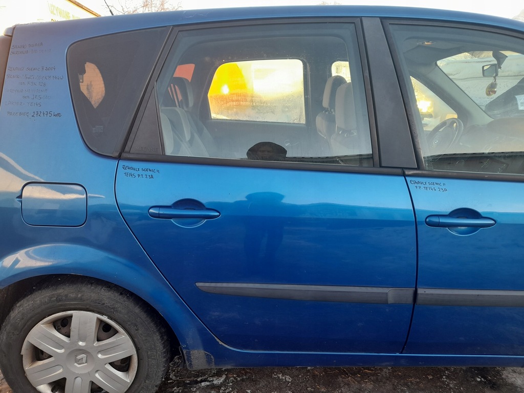 фото №3, Renault scenic ii дверь правый задняя правое задние tei45