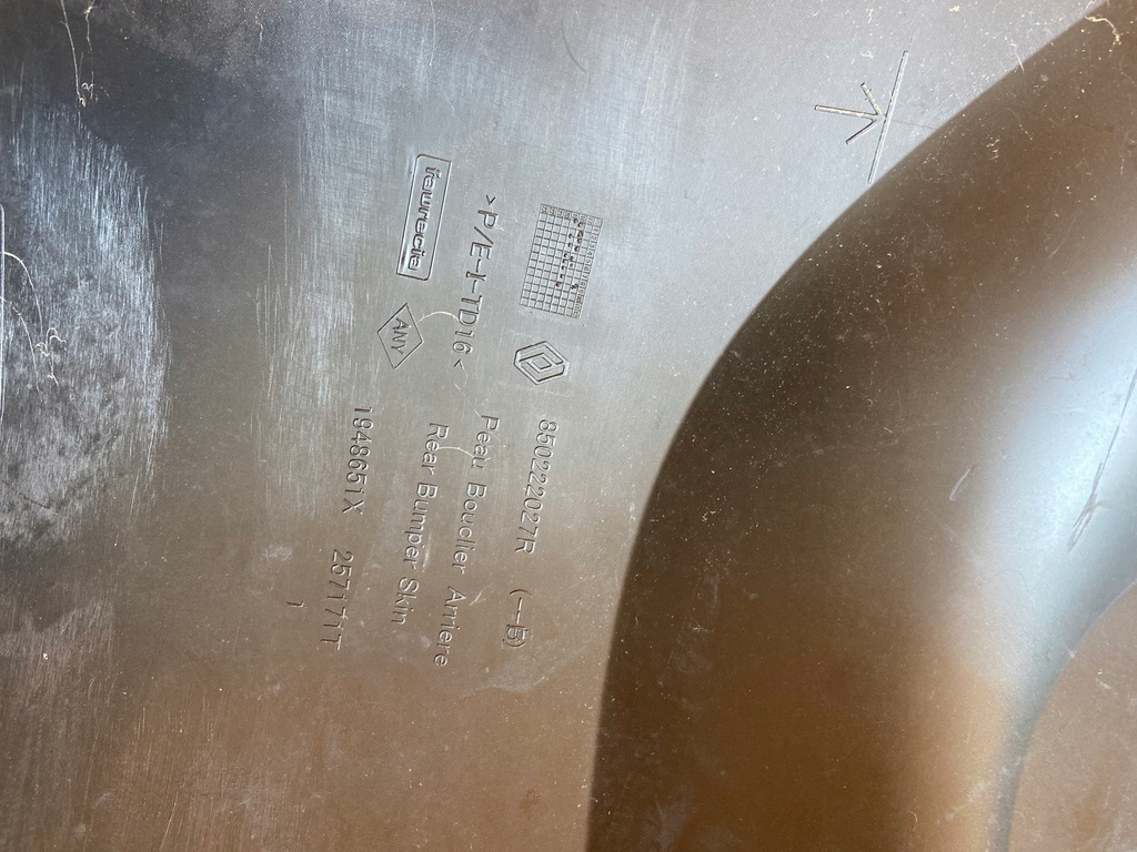 фото №10, Dacia duster ii 2 17-21 бампер задняя задний 850222027r