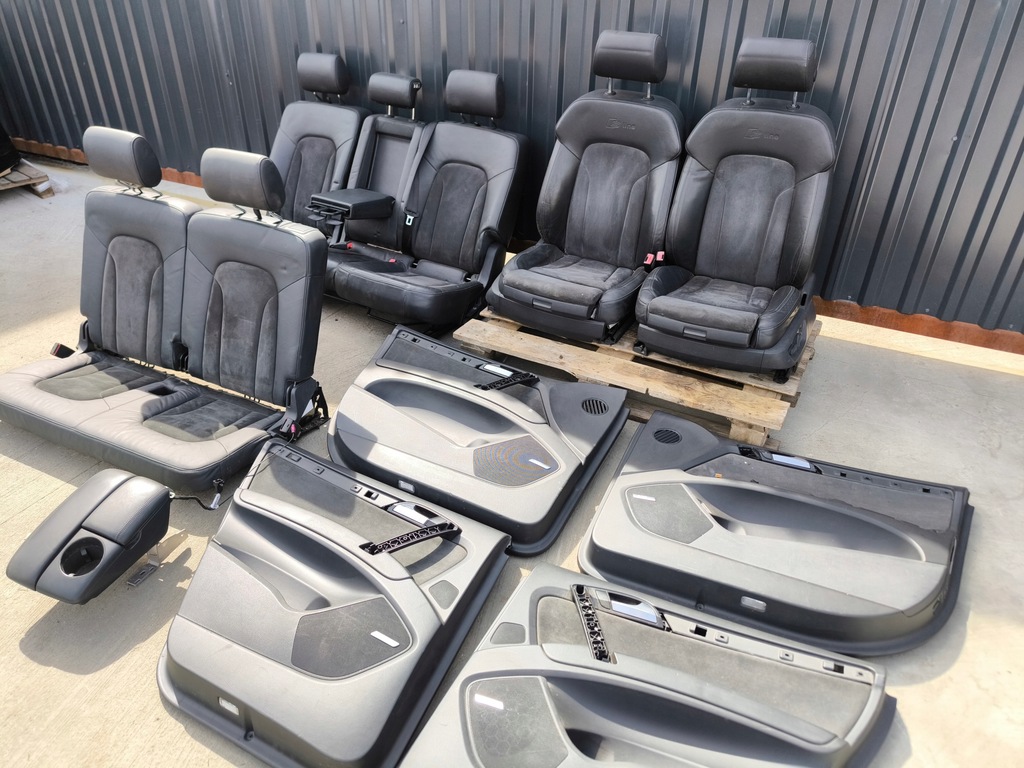 фото №13, Сидіння сидіння audi q7 4l 7 осіб шкіра alcantara s line bose комплект