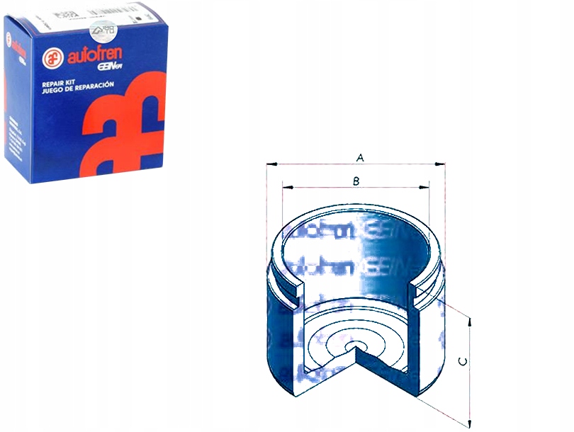 фото №1, Поршень гальмівний kia перед sephia shuma 95-04 aut