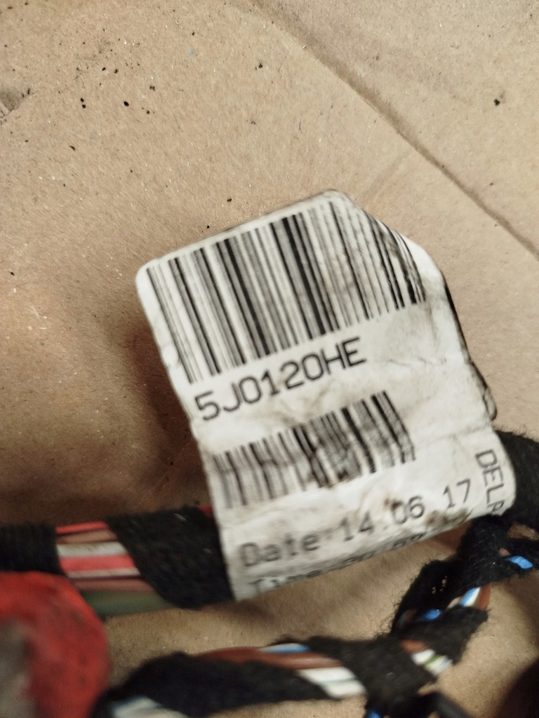 фото №8, Джгут електрична двері водія skoda fabia oe: 5j0971120he