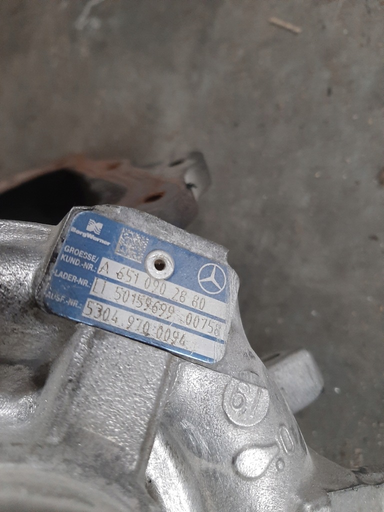 фото №8, Mercedes e w212 2.2cdi турбонагнітач a6510902880