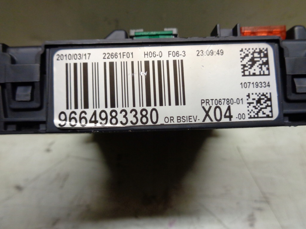 фото №5, Набір стартовий бортовий комп'ютер citroen c3 ii 9674244680