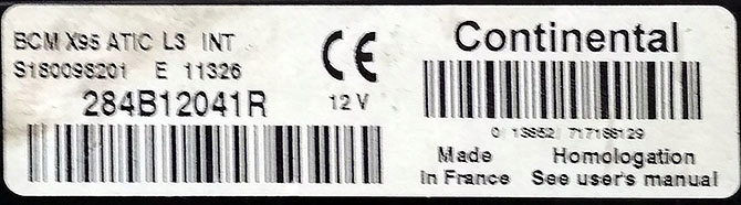 фото №2, Renault scenic iii 2.0dci блок керування bcm, модуль