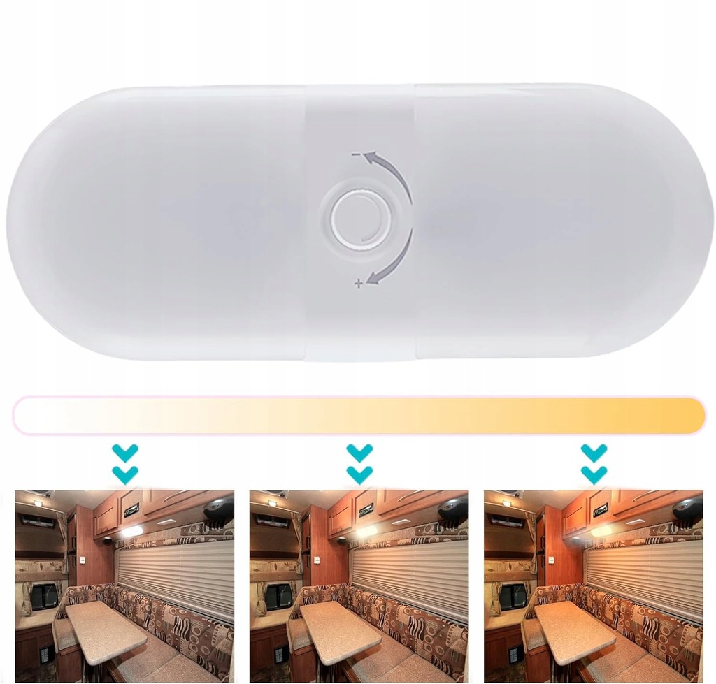 фото №9, Лампа led потолочная освещение do прицепа kampera