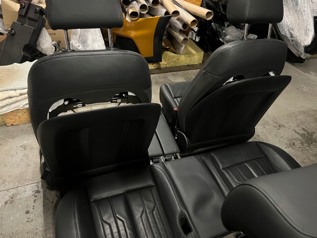 фото №11, Audi a8 d5 4n сидіння перед i задня шкіра комплект заднє сидіння