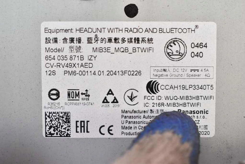 фото №8, Радіо радіопрогравач телефон 654035871b skoda kamiq 19-