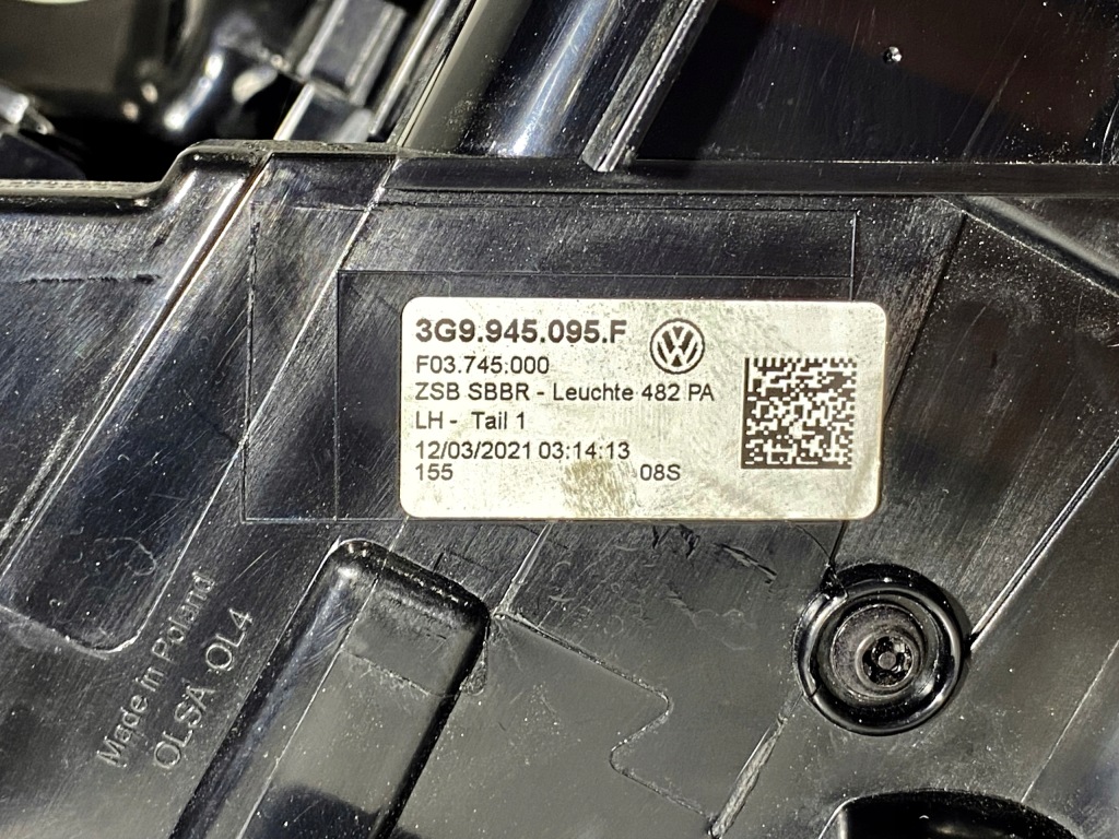 фото №6, Лампа задня passat b8 kombi lift 3g9945095f ліва