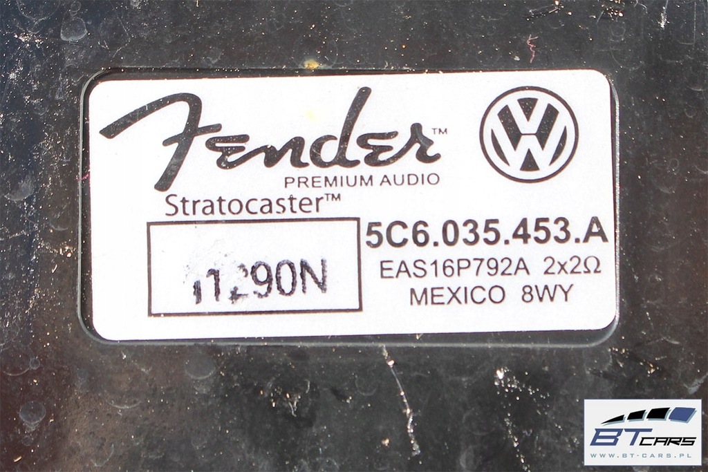 фото №6, Vw jetta динамики + усилитель аудиосистема fender 3t0035456b 561035453 5c6