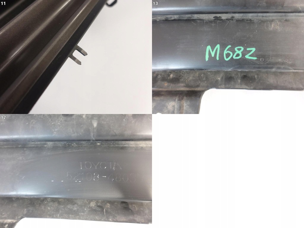 Lexus rx rx450 iv 15-19 спойлер диффузор накладка w бампер задняя 52108-48030 Оригинал