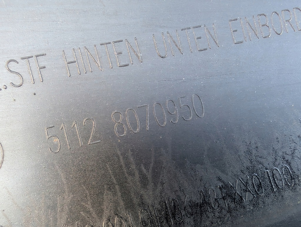 фото №11, Bmw 1 f40 m-pakiet спойлер накладка бампера задняя